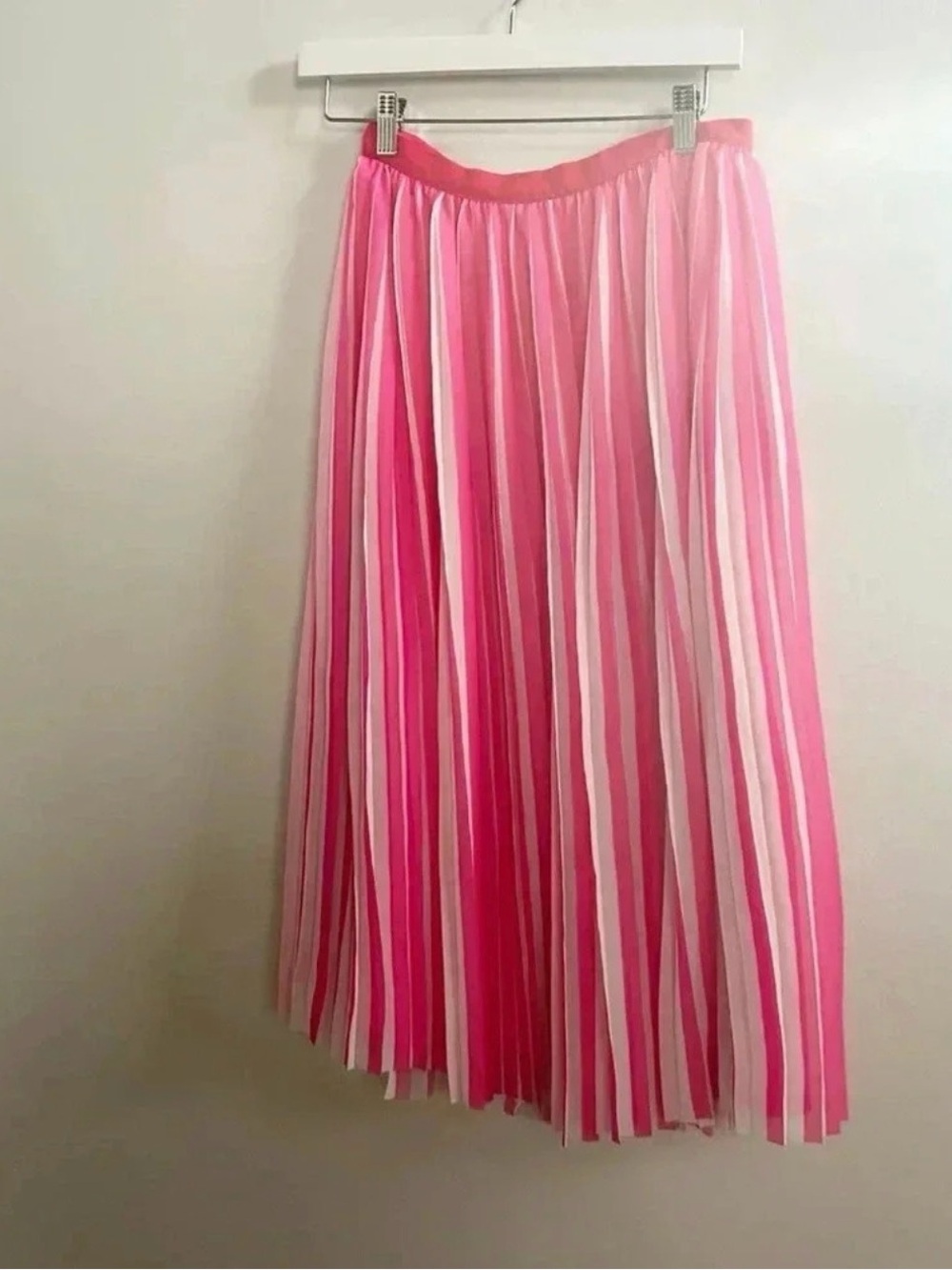 J.crew pleated neon pink skirt 00